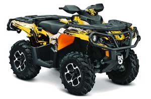 Can Am Outlander XT / DPS / SST ATV Custom Graphic Kit - 2013-2013