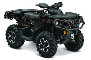 Can Am Outlander XT / DPS / SST ATV Custom Graphic Kit - 2013-2013