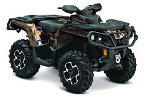 Can Am Outlander XT / DPS / SST ATV Custom Graphic Kit - 2013-2013