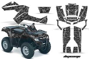 Can Am Outlander EFI 500 / 650 ATV Graphic Kit - 2012-2015 Digi Camo Black