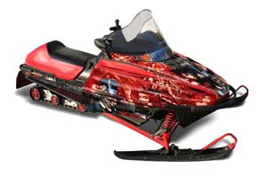 Polaris 700XC / 800XCR / 600 RMK Sled Graphic Kit