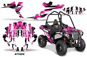Polaris Sportsman ACE 325 / 570 ATV Graphic Kit - 2014-2016 Attack Pink