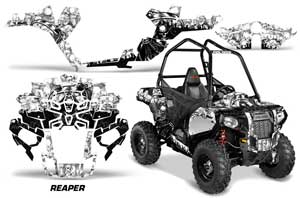 Polaris Sportsman ACE 325 / 570 ATV Graphic Kit - 2014-2016 Reaper White