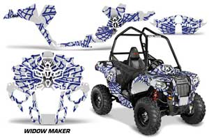 Polaris Sportsman ACE 325 / 570 ATV Graphic Kit - 2014-2016 Widow Maker Blue