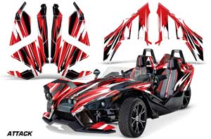 Polaris Slingshot SL Graphic Kit - All Years Up To 2020 Attack Red