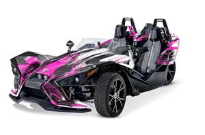 Polaris Slingshot SL Graphic Kit - All Years Up To 2020 Carbon X Pink