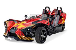 Polaris Slingshot SL Graphic Kit - All Years Up To 2020 Meltdown Red