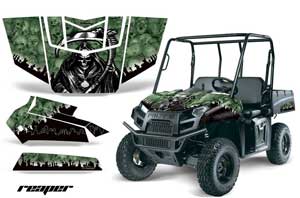 Polaris Ranger EV Electric Graphic Kit - 2009-2015 Reaper Green