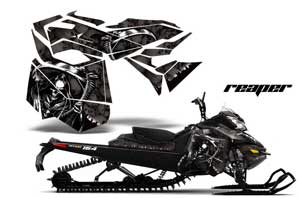 Ski Doo Rev XM Summit Sled Graphic Kit - 2013-2016 Reaper Black