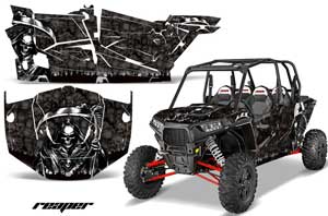 Polaris RZR 1000 XP 4 Door Graphic Kit - 2013-2016 Reaper Black