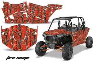Polaris RZR 1000 XP 4 Door Graphic Kit - 2013-2016 Fire Camo Camo
