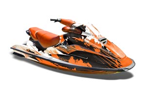 Sea Doo Bombardier GTX Siege Avant Jet Ski Graphic Kit