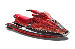 Sea Doo Bombardier GTX Siege Avant Jet Ski Graphic Kit