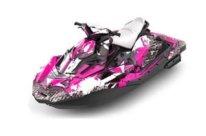 Sea Doo Bombardier Spark (2 UP) Jet Ski Graphic Kit