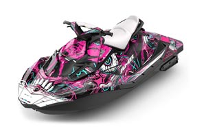 Sea Doo Bombardier Spark (3 UP) Jet Ski Graphic Kit