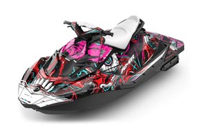 Sea Doo Bombardier Spark (3 UP) Jet Ski Graphic Kit