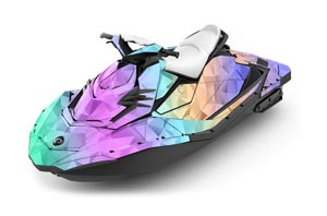Sea Doo Bombardier Spark (3 UP) Jet Ski Graphic Kit