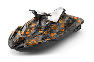 Sea Doo Bombardier Spark (3 UP) Jet Ski Graphic Kit