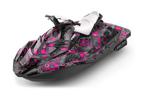 Sea Doo Bombardier Spark (3 UP) Jet Ski Graphic Kit