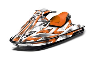 Sea Doo GTI Sitdown Jet Ski Graphic Kit