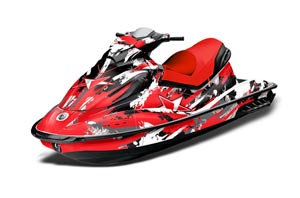 Sea Doo GTI Sitdown Jet Ski Graphic Kit