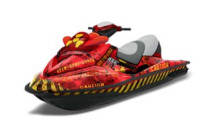 Sea Doo RXT Sitdown Jet Ski Graphic Kit