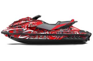 Sea Doo GTI / GTR / GTS Sitdown Jet Ski Graphic Kit