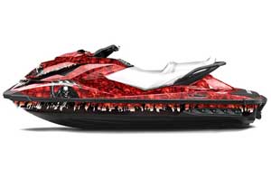 Sea Doo GTI / GTR / GTS Sitdown Jet Ski Graphic Kit