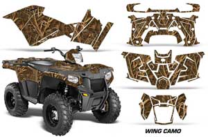 Polaris Sportsman 325ETX / 450 / 570 ATV Graphic Kit - 2014-2017 Wing Camo