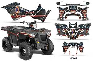 Polaris Sportsman 325ETX / 450 / 570 ATV Graphic Kit - 2014-2017 WW2
