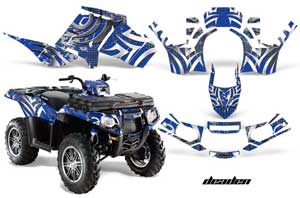 Polaris Sportsman 550 / 850 / 850SP / 1000 ATV Graphic Kit - 2009-2016 Deaden Blue