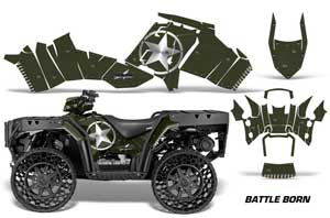 Polaris Sportsman WV850 ATV Custom Graphic Kit - 2012-2015