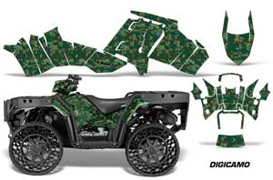 Polaris Sportsman WV850 ATV Custom Graphic Kit - 2012-2015