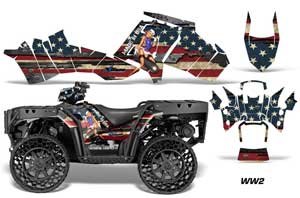 Polaris Sportsman WV850 ATV Custom Graphic Kit - 2012-2015