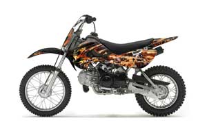 Suzuki DRZ 110 Dirt Bike Graphic Kit