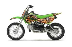Suzuki DRZ 110 Dirt Bike Graphic Kit