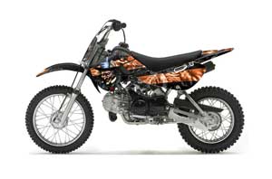Suzuki DRZ 110 Dirt Bike Graphic Kit