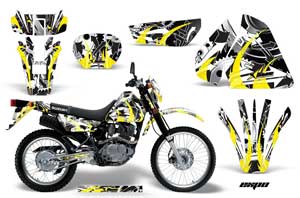 Suzuki DRZ 200 SE Dirt Bike Graphic Kit - 1996-2009 Expo Yellow