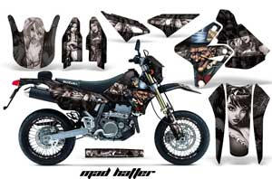 Suzuki DRZ 400 S Metal Tank Dirt Bike Custom Graphic Kit - 2000-2018
