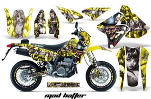 Suzuki DRZ 400 S Metal Tank Dirt Bike Custom Graphic Kit - 2000-2018