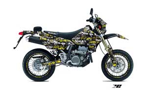 Suzuki DRZ 400 S Metal Tank Dirt Bike Graphic Kit