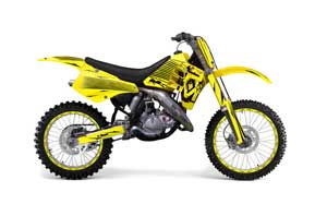 Suzuki RM 125 Dirt Bike Graphic Kit