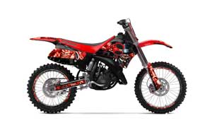 Suzuki RM 250 Dirt Bike Graphic Kit