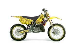 Suzuki RM 125 Dirt Bike Graphic Kit