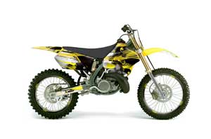 Suzuki RM 125 Dirt Bike Graphic Kit