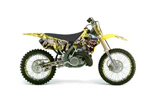Suzuki RM 125 Dirt Bike Graphic Kit