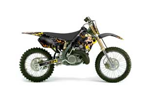Suzuki RM 125 Dirt Bike Graphic Kit