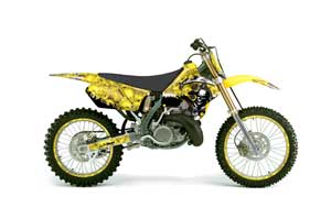 Suzuki RM 125 Dirt Bike Graphic Kit