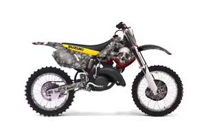 Suzuki RM 125 Dirt Bike Graphic Kit