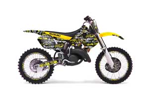 Suzuki RM 125 Dirt Bike Graphic Kit
